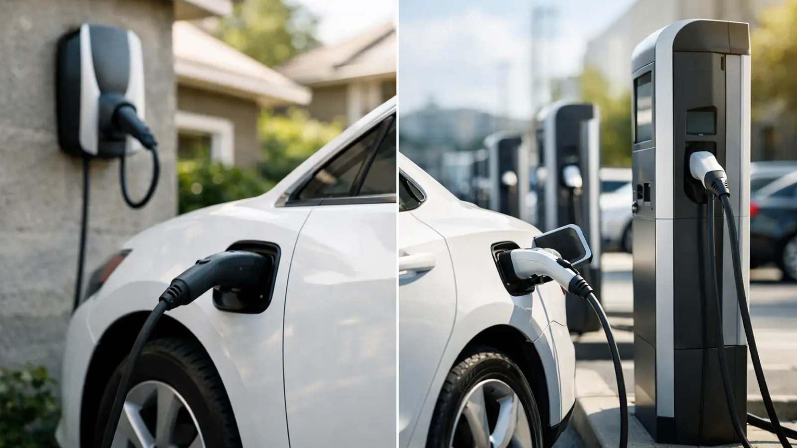 Home Charger Versus Public Charging